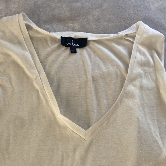 PEPLUM WHITE TOP - Picture 2 of 3